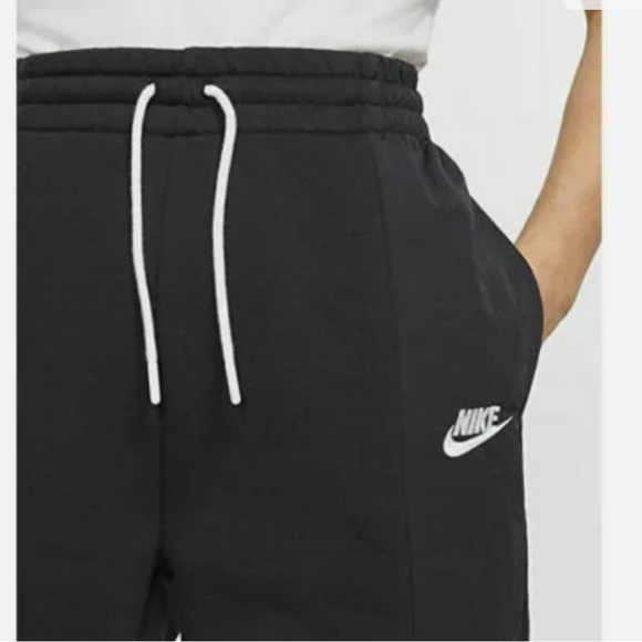 Nike Sportswear Womens Icon Clash Joggers CJ2048 010 Logo Black Pants - Picture 3 of 12